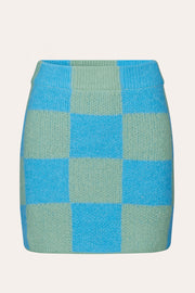 Stine Goya Andria Knit Skirt Knit 1607 Aqua