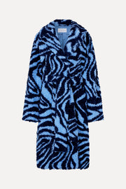 Stine Goya Bellflower Coat Coat 4028 Moirée Blue
