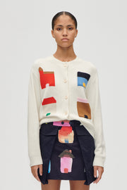 Stine Goya Cropped Pocket Cardigan Knit Refugios
