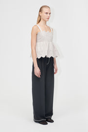 Stine Goya Double Slider Adjustable Pants Pants Black