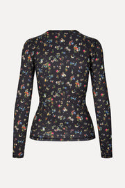 Stine Goya Elastic Long Sleeve Top Top Magnolia Garden