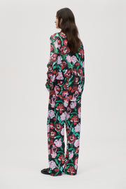 Stine Goya Elasticated Long Pants Pants Painted Rose Garden