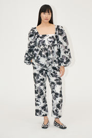 Stine Goya Elasticated Waistband Pants Pants Anemone Jacquard
