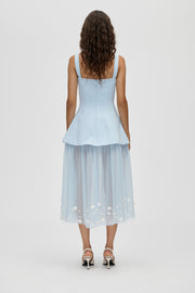 Stine Goya Elevated Bustier Dress Dress Light Blue Bloom