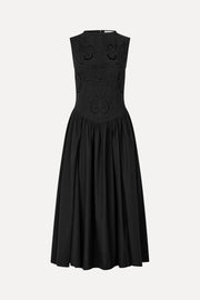 Stine Goya Embroidered Midi Dress Dress Broderie Anglaise