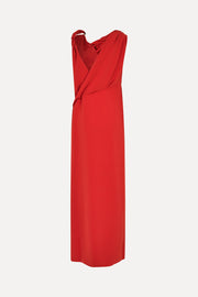Stine Goya Knotted Floor Length Dress Dress Red Ochre