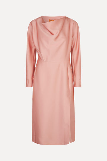 Stine Goya Long Sleeve Midi Dress Dress Rose Tan