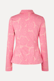 Stine Goya Long Sleeve Tailored Shirt Top Rose Relief