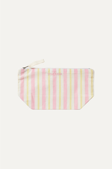 Stine Goya Make Up Bag Bags Lemon & Rose Stripes