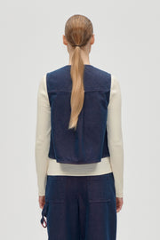 Stine Goya Pocket Vest Top Dusky / Dried Rose