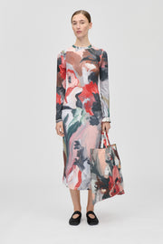 Stine Goya Pullover Long Sleeve Midi Dress Dress My Garden