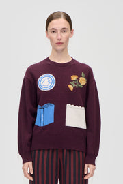 Stine Goya Storytelling Crewneck Sweater Knit Five Resolutions