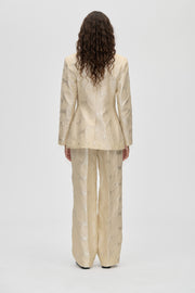 Stine Goya Tailored Long Pants Pants Porcelain Cream