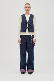 Stine Goya Twist Knee Seams Pants Pants Dusky / Dried Rose