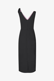 Stine Goya V-Neck Dress With Detail Dress Black