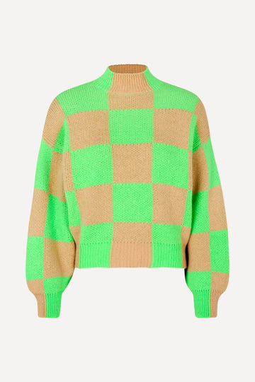 Stine Goya Adonis Sweater Knit Check