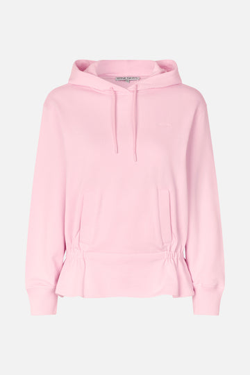 Stine Goya Cinched Waist Sweatshirt Top Muted Blush