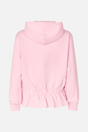 Stine Goya Cinched Waist Sweatshirt Top Muted Blush
