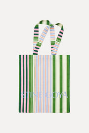 Stine Goya Cotton Tote Accessories Forest Stripe