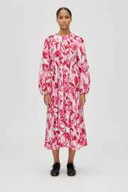 Stine Goya Double Buckle Raglan Midi Dress Dress Brush Stroke Magnolias