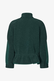 Stine Goya Dropped Shoulder Gathered Jacket Jacket Pine Green