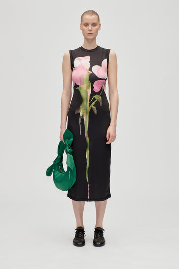 Stine Goya Elastic Tank Crewneck Dress Dress Melting Flowers