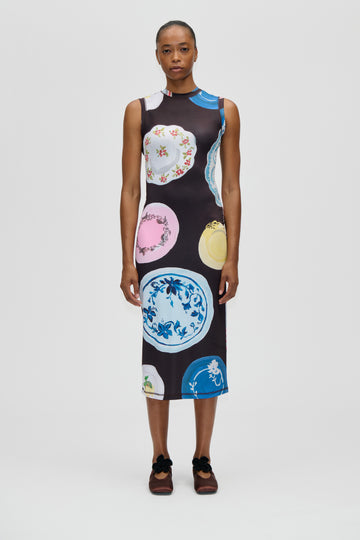 Stine Goya Elastic Tank Crewneck Dress Dress The Platera