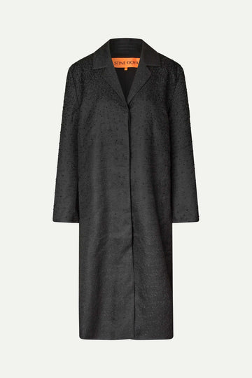 Stine Goya Elevated Single Breast Coat Coat Gradient Beads