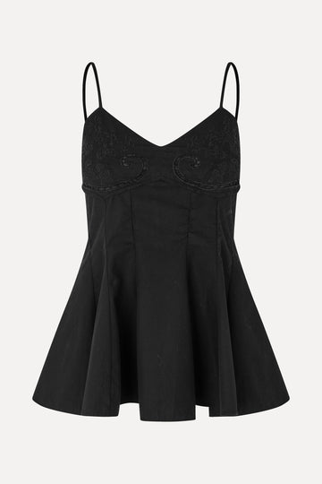 Stine Goya Embroidered Bustier Top Top Broderie Anglaise