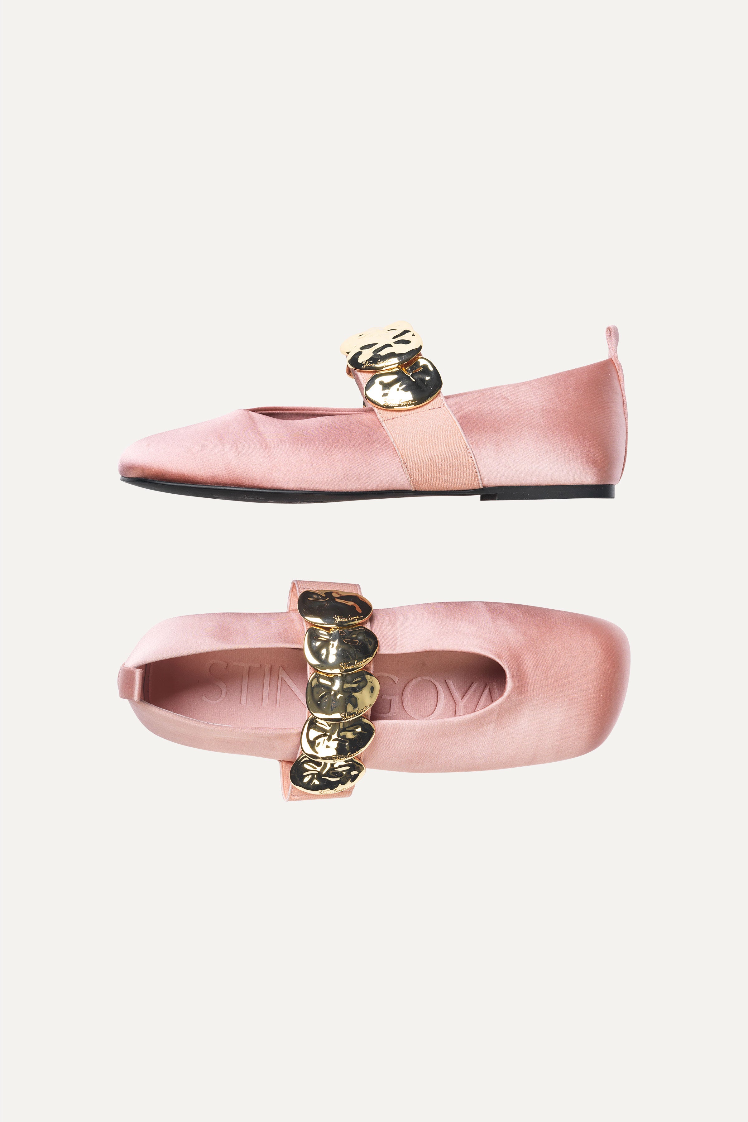 Ergo Stone Strap Ballerina - Pink Nectar - Stine Goya
