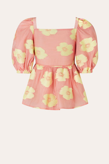 Stine Goya Irene Top Top 3030 Freedom flower grapefruit