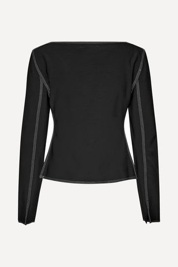 Stine Goya Ivee Top Top Jet Black