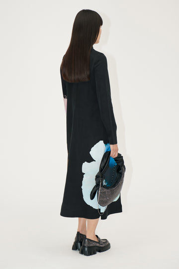 Stine Goya Long Sleeve Midi Dress Dress Watercolor Bloom Maxi