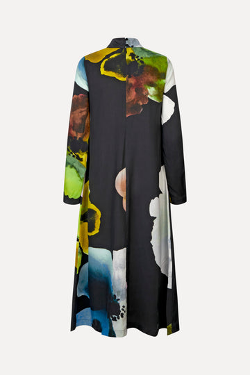 Stine Goya Long Sleeve Midi Dress Dress Watercolor Bloom Maxi