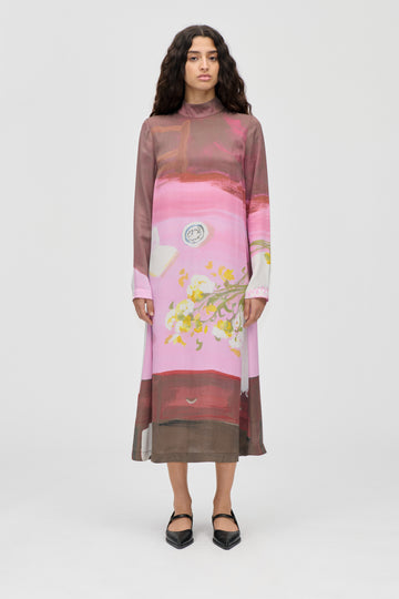Stine Goya Long Sleeve Midi Dress Dress Five Resolutions