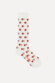 Stine Goya Long Socks Accessories Red Poppy