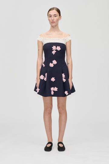 Stine Goya Off Shoulders Short Dress Dress Pink Petunia