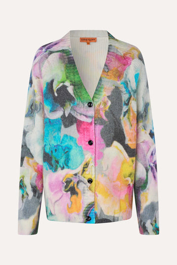 Stine Goya SGReba Cardigan Knit Liquified Orchid