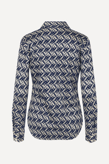 Stine Goya Sabina Shirt Top Pixelated Rhombus