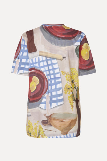 Stine Goya Short Sleeve T-shirt Top Lemons On A Plate