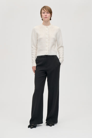 Stine Goya Straight Long Pants Pants Black