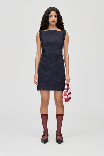 Stine Goya Tuck Mini Dress Dress Garden Relief