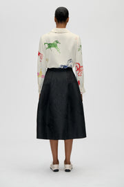 Stine Goya Voluminous Midi Skirt Skirt Swans