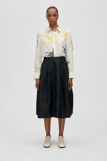 Stine Goya Voluminous Midi Skirt Skirt Swans